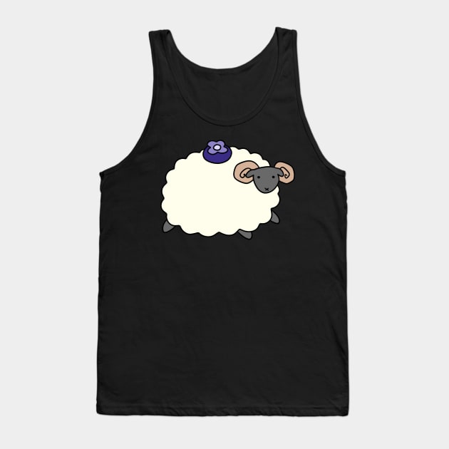 Blueberry Ram Tank Top by saradaboru